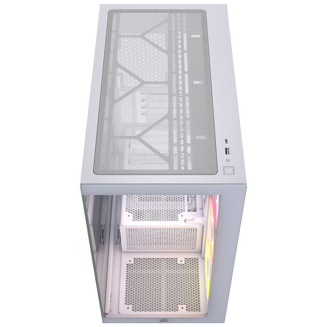 Torre Micro-ATX Corsair 2800X RS-R ARGB Blanco Cristal Templado image number 2