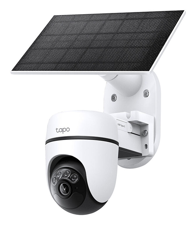 C&aacute;mara de Vigilancia TP-Link Tapo TC90 KIT 2K 3MP Pan/Tilt Outdoor IP65 Security Wi-Fi com Bateria + Painel Solar Tapo A201 image number 0