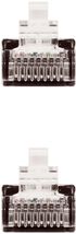 Cable de Red Nanocable RJ45 CAT.6 UTP AWG24 25 CM Negro image number null