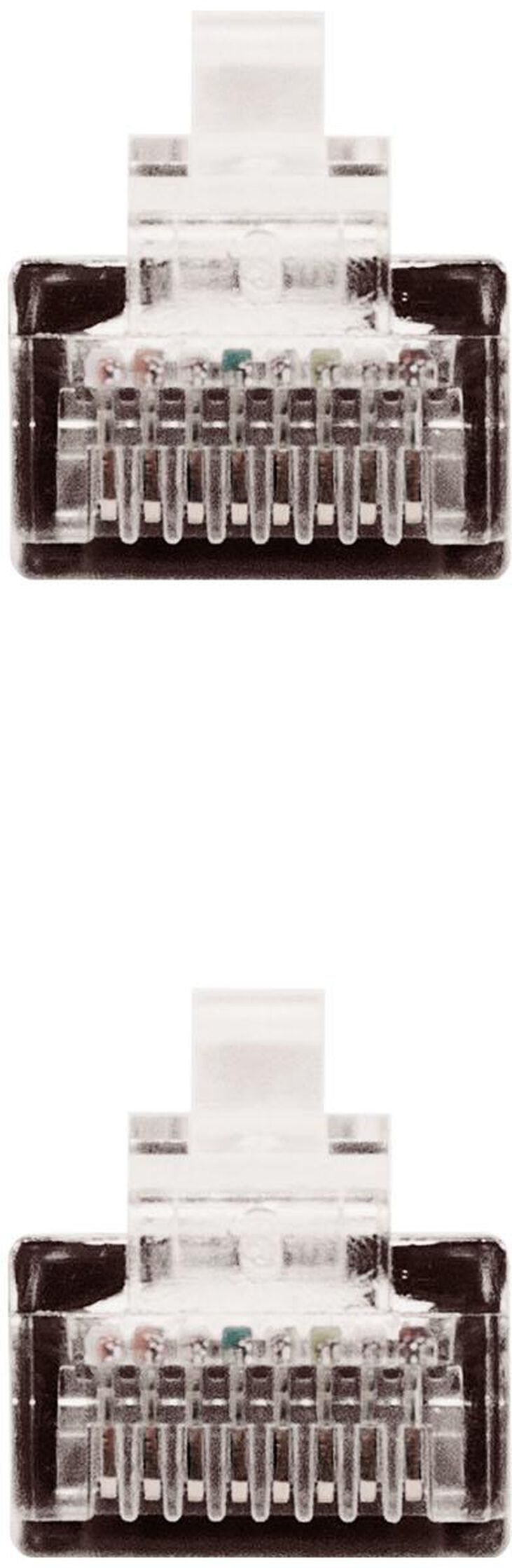 Cable de Red Nanocable RJ45 CAT.6 UTP AWG24 25 CM Negro image number 2