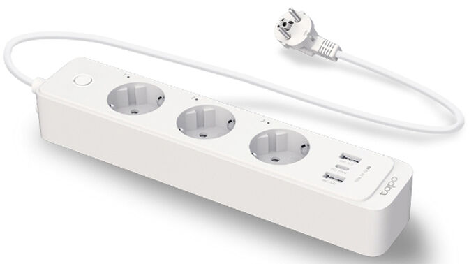 Regleta Inteligente TP-Link Tapo P300 Wi-Fi 3 Tomas + 2xUSB-A QC3.0 + USB-C PD 18W image number 1