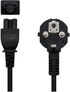 Cable de Alimentación Trevo Nanocable CEE7 Angular/M-C5/F 3 M Negro image number null