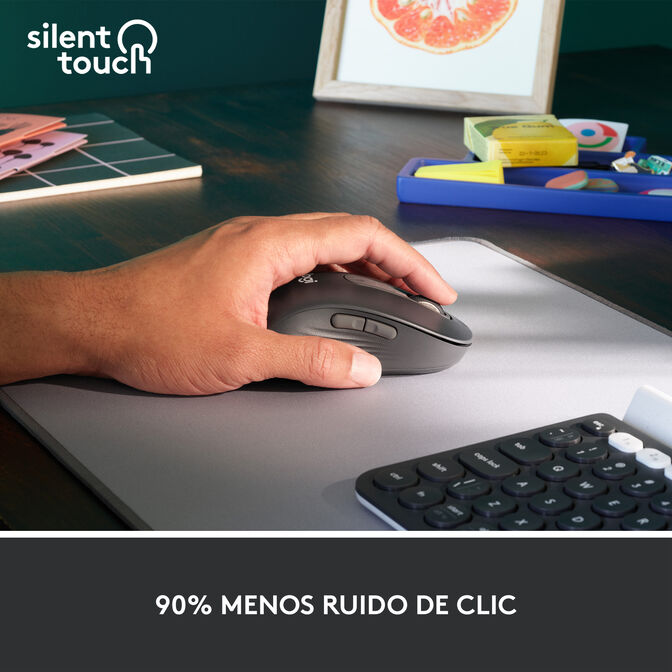 Rat&oacute;n Logitech Signature M650 para Zurdos 4000DPI Wireless/Bluetooth Grafito image number 10