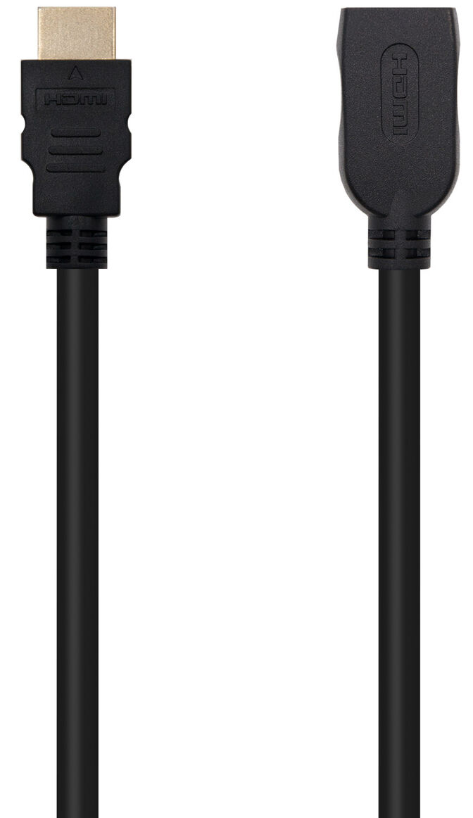 Cable Prolongador NanoCable HDMI 2.0 A/M-A/F 3 M Negro image number 1