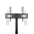 Soporte Suelo Fixo Tooq MOON 37" a 75" M&aacute;x. 40Kg Negro image number null