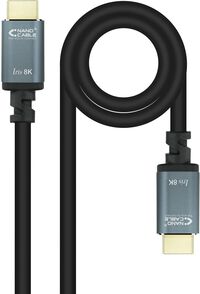 Cable HDMI V2.1 8K Nanocable IRIS A M/M 5 M Negro