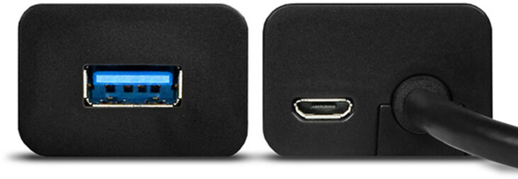 HUB de cargamento AXAGON HUE-S2C 4x USB3.0, MicroUSB Charging Connector, Type-C image number 2