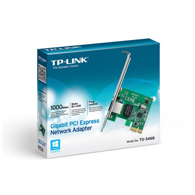 Tarjeta de Red TP-Link PCI Express TG-3468 Gigabit image number 1