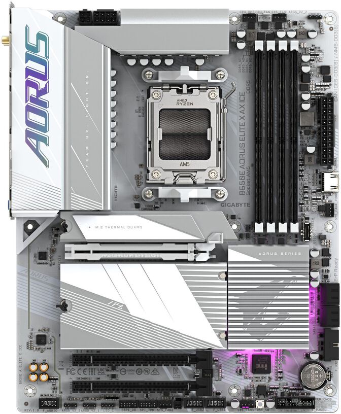 Placa Base Gigabyte B650E Aorus Elite X AX ICE image number 1