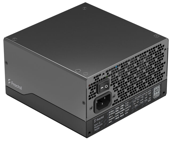 Fuente Alimentación Fractal Design Ion+ 2 760W 80+ Platinum Full Modular image number 0