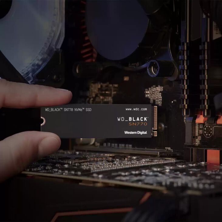 Disco SSD Western Digital Black SN770 2TB Gen4 M.2 NVMe (5150/4850MB/s) image number 5