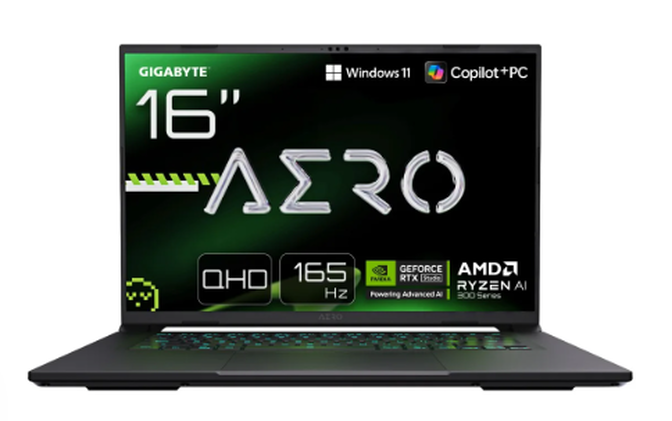 Port&aacute;til Gigabyte AERO X16 3VHL3PTC94AH 16" Ryzen 9 270 16GB DDR5 1TB RTX 5060 QHD+ 165Hz W11 image number 0