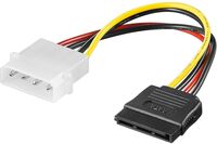 Cable de Alimentacion Molex Ewent EC1501 5.25" Macho para 1x SATA 0.13m