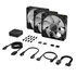Ventilador Corsair iCUE Link RX120 RGB PWM Negra 120mm (Pack 3) image number null