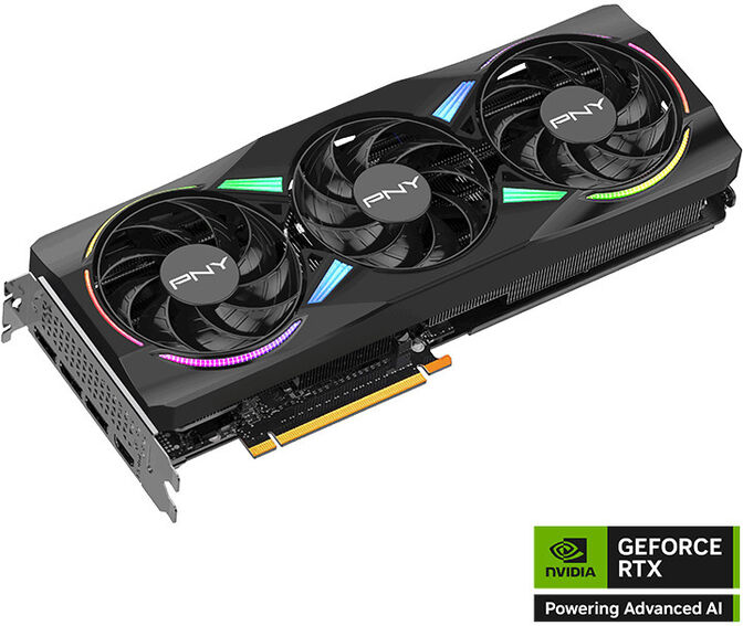 Tarjeta Gr&aacute;fica PNY GeForce&reg; RTX 5070 Gaming RGB Triple Fan OC 12GB GDDR7 DLSS4 image number 1