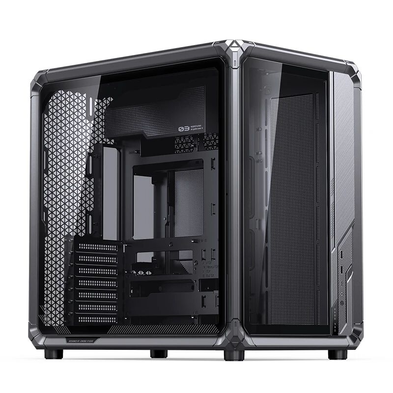 Caja ATX Jonsbo X400 PRO Vidrio Templado Curvo Gris