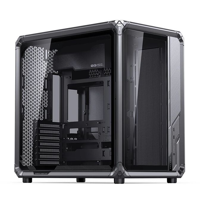 Caja ATX Jonsbo X400 PRO Vidrio Templado Curvo Gris image number 0