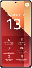 Smartphone Xiaomi Redmi Note 13 Pro 4G 6.67" 8GB/256GB Dual SIM Graphite Black image number null