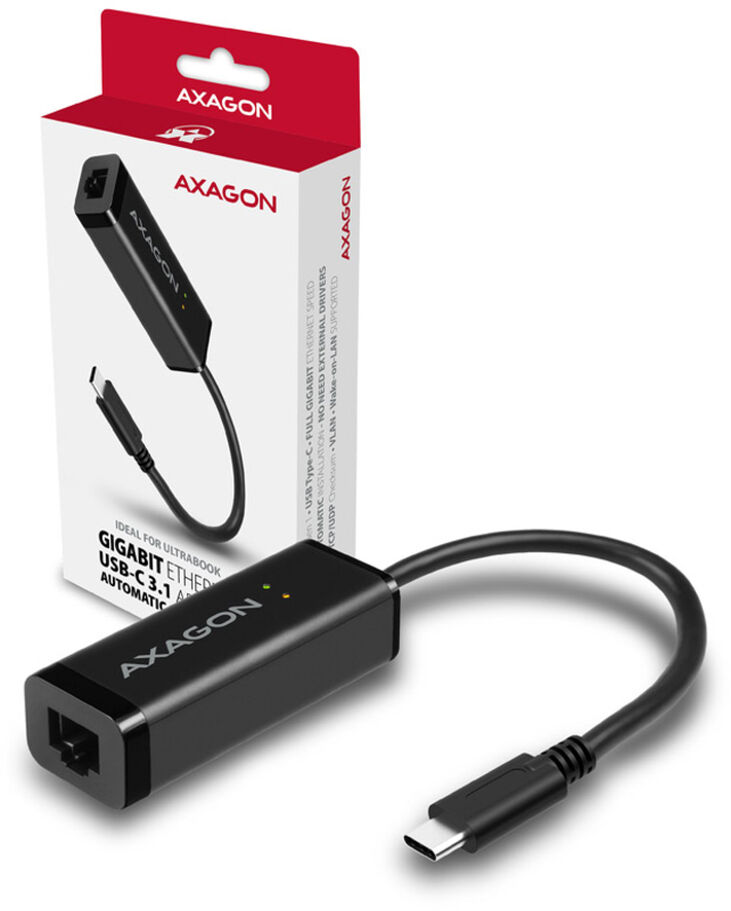 Adaptador AXAGON ADE-SRC Type-C USB3.1 - Gigabit Ethernet 10/100/1000 image number 5