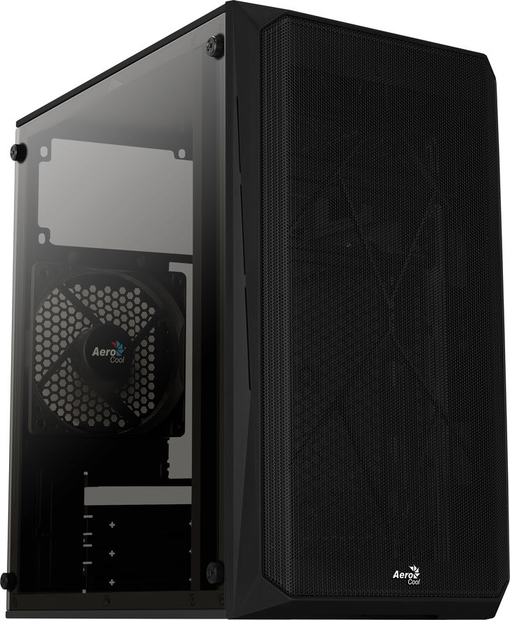 Caja Micro-ATX Aerocool CS-107 Negro image number 0