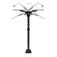 Soporte de Pared Tooq Tilt e GiRat&oacute;nrio 3 Pivots 13" a 42" Max. 20Kg Negro image number null