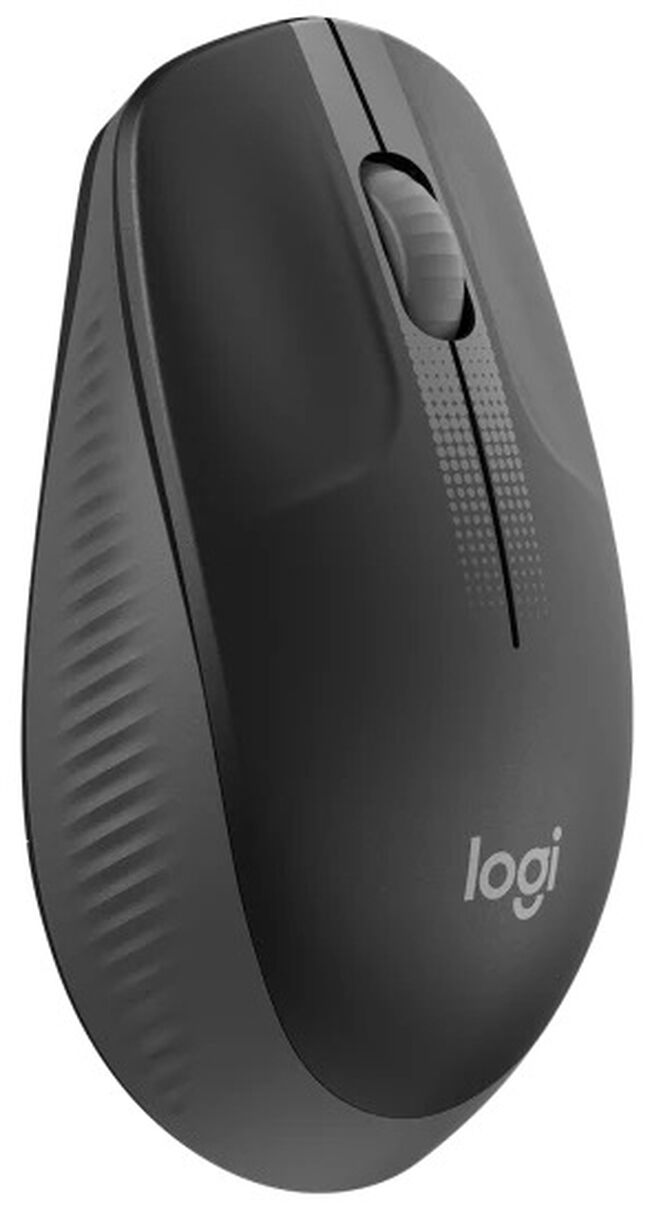 Rat&oacute;n &Oacute;ptico Logitech M190 Full-Size Wireless 1000DPI Negro/Gris image number 3