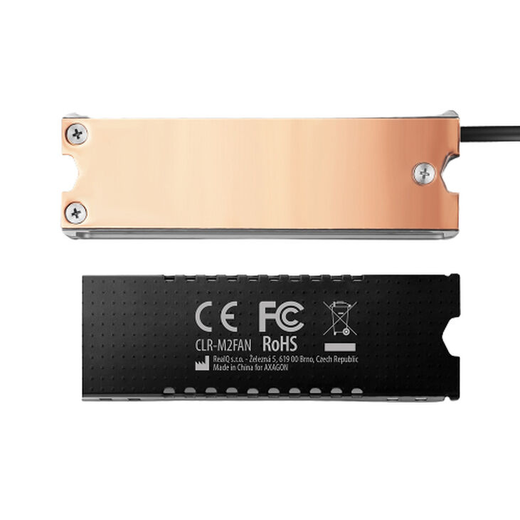 Dissipador de Calor AXAGON CLR-M2FAN para M.2 2280 SSD image number 2