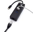Hub USB Ewent 3 Portas USB 3.1 Gen 1 Type C + 1 Porta RJ45 Gigabit image number null