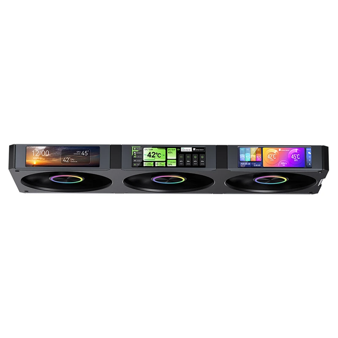 Ventilador Jonsbo ZC-360B ARGB PWM Preto - 120mm 3xScreens (3PACK) image number 3