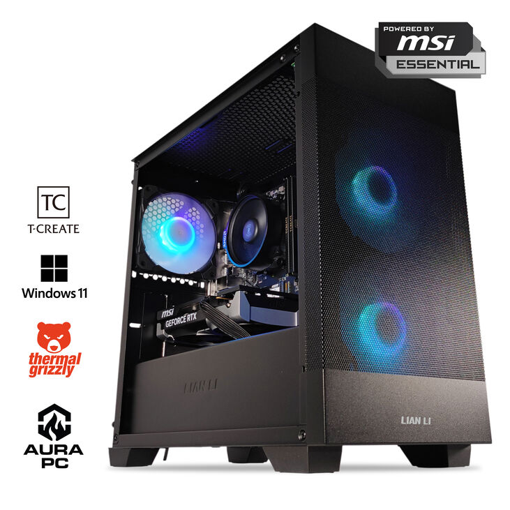 Ordenador AURA Gamer-PC Ryzen 5 7500F 32GB DDR5 1TB RTX 5060 WiFi W11 image number 0