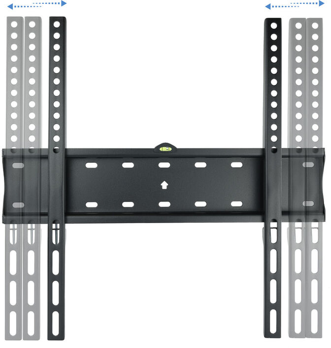Soporte de Pared Tooq 32" a 55" Max. 40kg Negro image number 2
