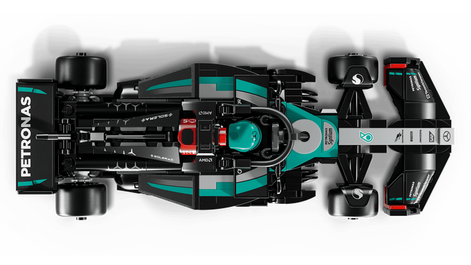 LEGO Speed Champions: Coche de Carreras Mercedes-AMG F1 W15, 267 Piezas (77244) image number 4
