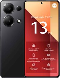 Smartphone Xiaomi Redmi Note 13 Pro 4G 6.67" 8GB/256GB Dual SIM Graphite Black