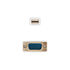 Cable Conversor NanoCable Mini DisplayPort/M para VGA/M 2 M Blanco image number null