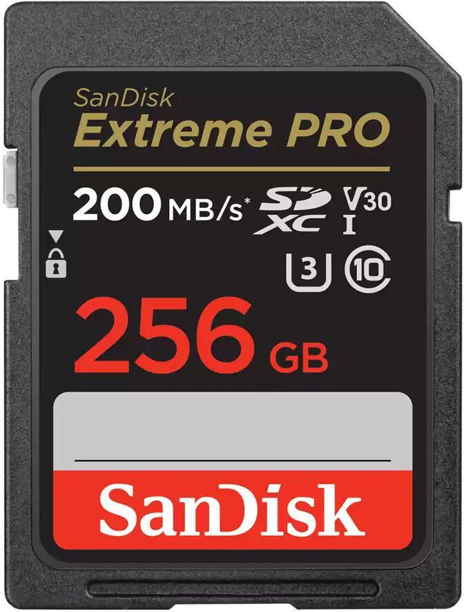 Tarjeta de Memoria SanDisk Extreme Pro SDXC UHS-I C10 U3 V30 256GB image number 0