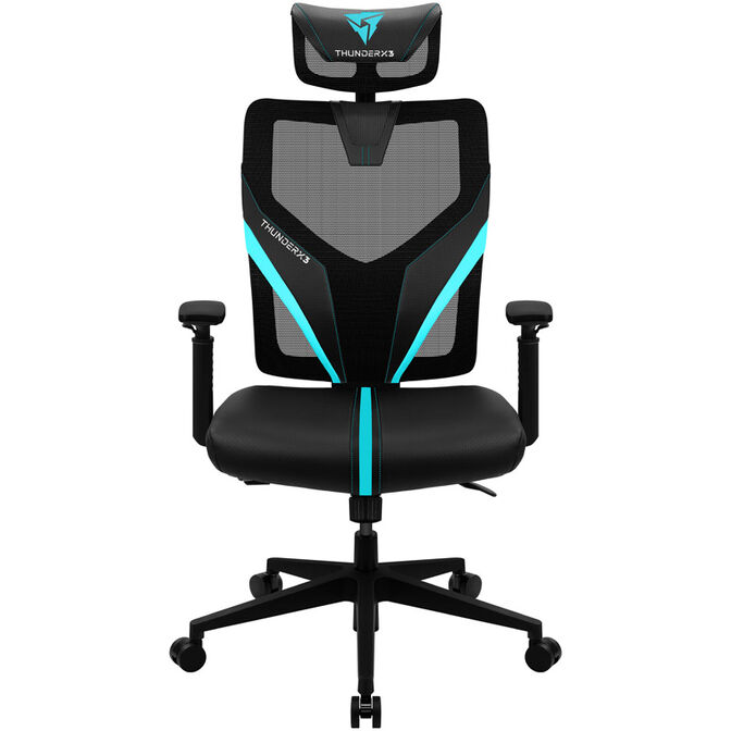 Silla Gaming Ergonomica ThunderX3 YAMA 1 - Negro/Turquesa image number 1