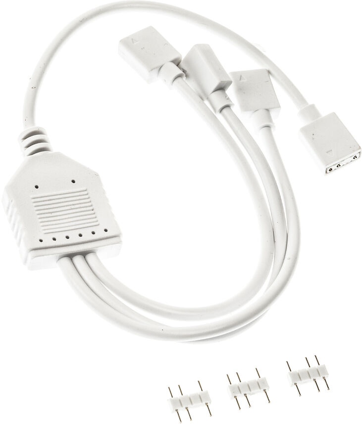 Cable Splitter Kolink 1-3 ARGB 30cm Blanco image number 1