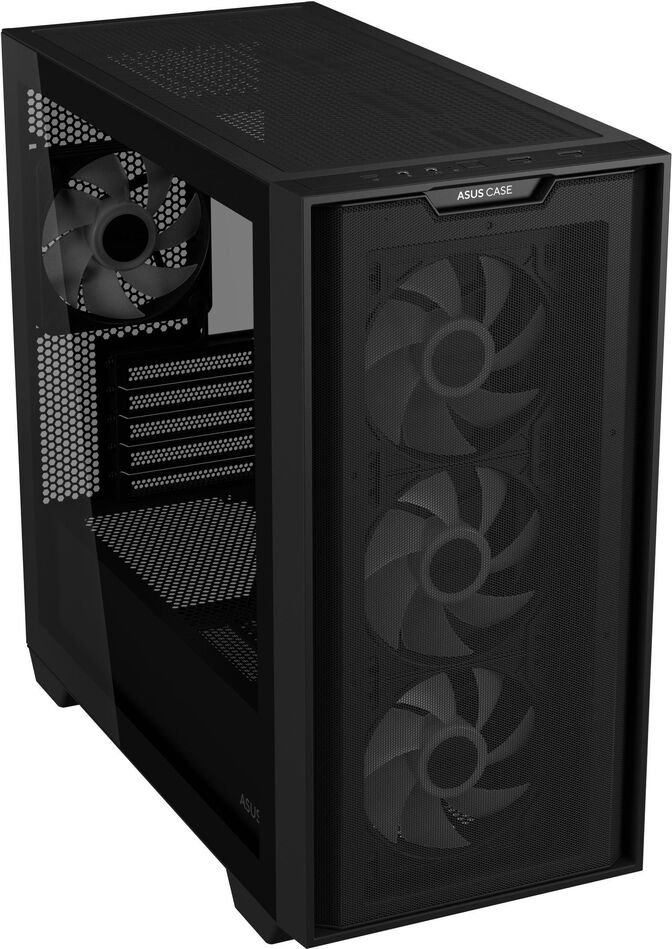 Torre Micro-ATX Asus A21 Plus ARGB Preta image number 8