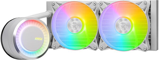 Refrigeraci&oacute;n Liquida CPU MSI MAG CORELIQUID E240 ARGB Blanco image number 2