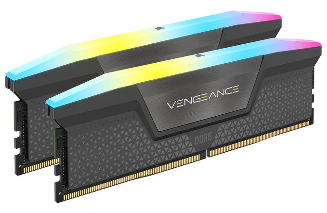 Corsair Kit 16GB (2 x 8GB) DDR5 5600MHz Vengeance RGB CL40 image number 0