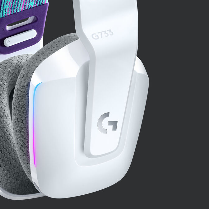 Auriculares Logitech G733 RGB Lightspeed Wireless Blanco image number 27
