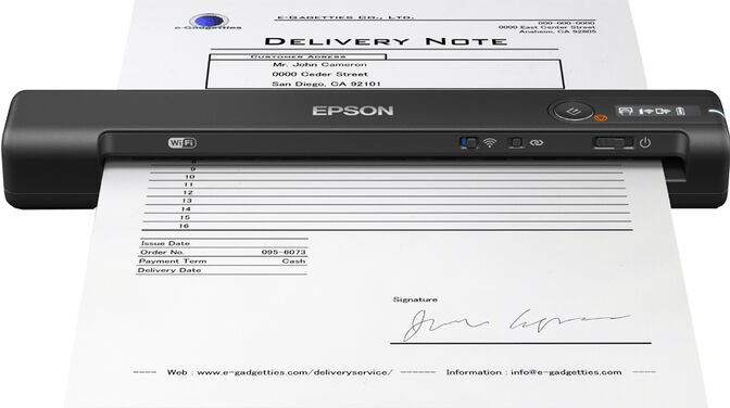 Esc&aacute;ner Port&aacute;til Epson WorkForce ES-60W image number 0