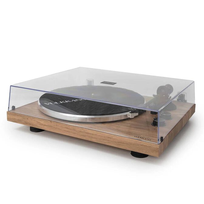 Tocadiscos Vulkkano TD10 Bluetooth USB Marrone image number 2