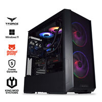 Ordenador King Mod Gamer-PC Ryzen 7 9800X3D 32GB DDR5 2TB RX 9070 XT WiFi W11