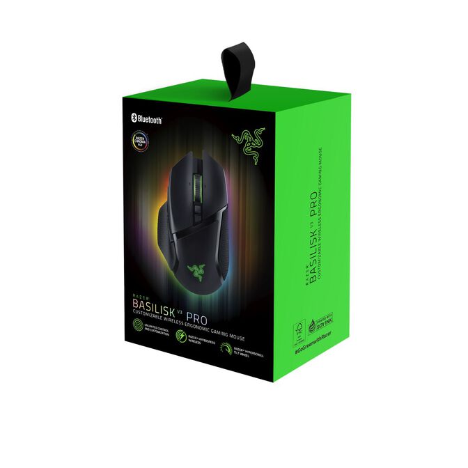 Rat&oacute;n Razer Basilisk V3 Pro 30000DPI Wireless Negro image number 3
