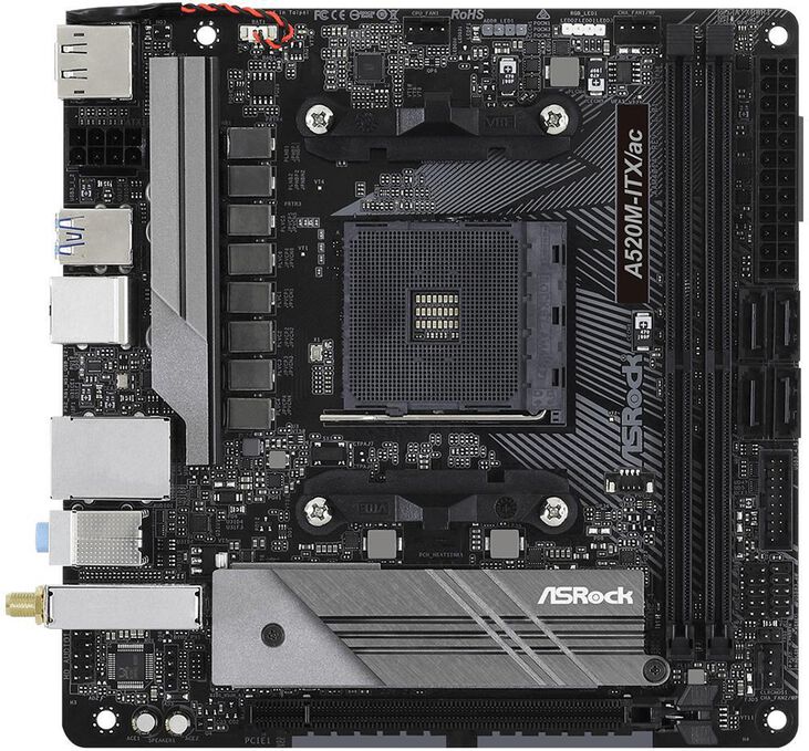 Placa Base ASRock A520M-ITX/AC image number 1