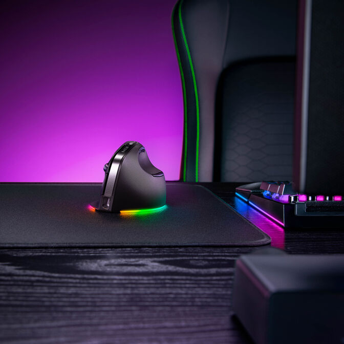 Rat&oacute;n Razer Pro Click V2 Vertical 10000DPI Wireless Negro image number 8