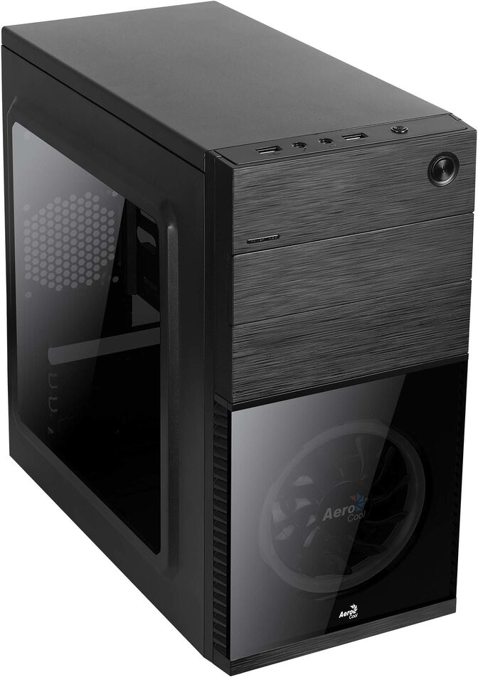 Caja Micro-ATX Aerocool CS-105 Negro image number 5