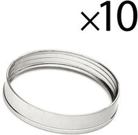 Anillos EKWB Quantum Torque STC 12-16mm Prateado (Pack 10)