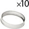 Anillos EKWB Quantum Torque STC 12-16mm Prateado (Pack 10)